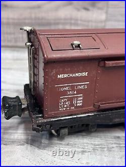 Lionel 3814 Vintage O Prewar Operating Merchandise Car