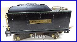 Lionel 384E Prewar Standard Gauge 2-4-0 Steam Locomotive With 384T Tender