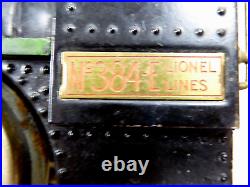 Lionel 384E Prewar Standard Gauge 2-4-0 Steam Locomotive With 384T Tender