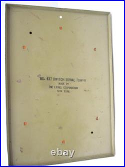 Lionel 437 Switch Signal Tower Green Roof Prewar O gauge X8465
