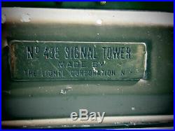 Lionel 438 Signal Tower Early Colors Prewar