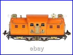 Lionel 4 Vintage O Prewar Orange 0-4-0 Bild-A-Loco Electric Locomotive