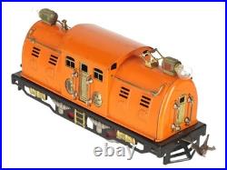 Lionel 4 Vintage O Prewar Orange 0-4-0 Bild-A-Loco Electric Locomotive