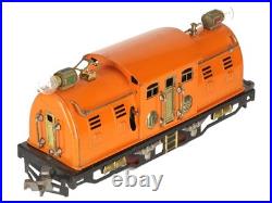 Lionel 4 Vintage O Prewar Orange 0-4-0 Bild-A-Loco Electric Locomotive