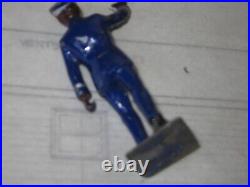 Lionel #550 figure set std ga prewar complete withbox, step, suitcase, excellent