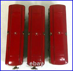 Lionel #600, 601, 602 Prewar O Gauge Baggage, Pullman, Obs/Lighted Passenger Set