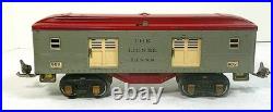 Lionel #600, 601, 602 Prewar O Gauge Baggage, Pullman, Obs/Lighted Passenger Set
