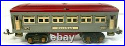 Lionel #600, 601, 602 Prewar O Gauge Baggage, Pullman, Obs/Lighted Passenger Set