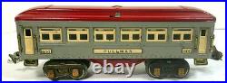 Lionel #600, 601, 602 Prewar O Gauge Baggage, Pullman, Obs/Lighted Passenger Set