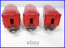 Lionel 600, 601, 602 Train Pullmans TuTone Red Prewar O gauge X6932 Lionel 600, 601, 602 Train Pullmans TuTone Red Prewar O gauge X6932