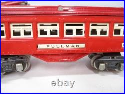 Lionel 600, 601, 602 Train Pullmans TuTone Red Prewar O gauge X6932 Lionel 600, 601, 602 Train Pullmans TuTone Red Prewar O gauge X6932