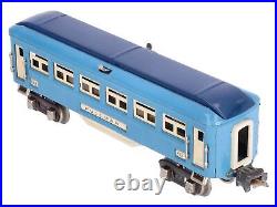 Lionel 613 Vintage O Prewar Blue Tinplate Pullman Passenger Car