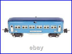 Lionel 613 Vintage O Prewar Blue Tinplate Pullman Passenger Car