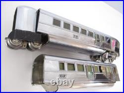 Lionel 617 and 618 All Chrome Flying Yankee Cars Rare Prewar O gauge X6776 Lionel 617 and 618 All Chrome Flying Yankee Cars Rare Prewar O gauge X6776