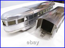 Lionel 617 and 618 All Chrome Flying Yankee Cars Rare Prewar O gauge X6776 Lionel 617 and 618 All Chrome Flying Yankee Cars Rare Prewar O gauge X6776