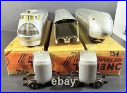 Lionel 752W Union Pacific Aluminum Streamliner set 752W 753 754 w Boxes O gauge