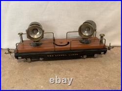 Lionel 820 Floodlight Car Terra Cotta Brass Prewar Standard Gauge