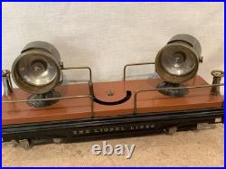 Lionel 820 Floodlight Car Terra Cotta Brass Prewar Standard Gauge