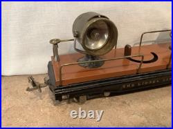 Lionel 820 Floodlight Car Terra Cotta Brass Prewar Standard Gauge