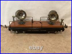 Lionel 820 Floodlight Car Terra Cotta Brass Prewar Standard Gauge