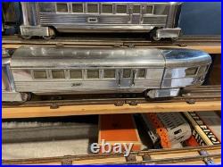 Lionel Black Engine With Chrome Flying Yankee Cars Prewar O Gauge 616 -618 WithOBs