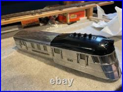 Lionel Black Engine With Chrome Flying Yankee Cars Prewar O Gauge 616 -618 WithOBs