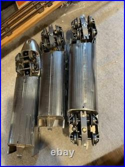 Lionel Black Engine With Chrome Flying Yankee Cars Prewar O Gauge 616 -618 WithOBs