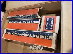 Lionel Black Engine With Chrome Flying Yankee Cars Prewar O Gauge 616 -618 WithOBs