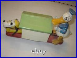 Lionel Donald Duck handcar windup train, prewar, exc cond box, key, track, liner