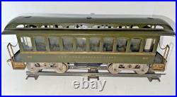 Lionel Early Prewar St. Gauge #29 New York Central Lines Day Coach Car Restored