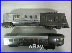 Lionel Flying Yankee Set # 616, Two 617, & 618 Tested, Runs Prewar Model Train