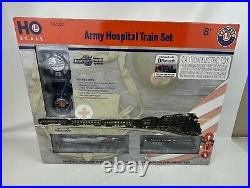 Lionel HO Scale LionChief Army Hospital Passenger Stream Train Set 1951030 AS IS