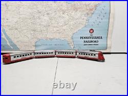 Lionel JUNIOR ELECTRIC/Full set 4-Car Streamliner Train PrewarO Set TESTED