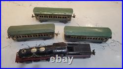 Lionel Jr 1681E Prewar Rare Green Passenger Train Set