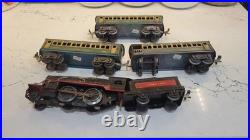 Lionel Jr 1681E Prewar Rare Green Passenger Train Set