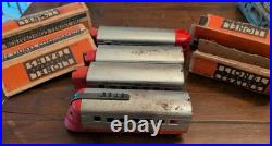 Lionel Jr. Pre-War Streamliner #1700E 4 Piece Set Parts, Rough, Paint Chip/Rust