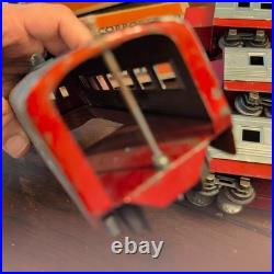 Lionel Jr. Pre-War Streamliner #1700E 4 Piece Set Parts, Rough, Paint Chip/Rust