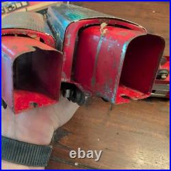 Lionel Jr. Pre-War Streamliner #1700E 4 Piece Set Parts, Rough, Paint Chip/Rust