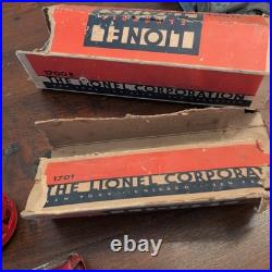 Lionel Jr. Pre-War Streamliner #1700E 4 Piece Set Parts, Rough, Paint Chip/Rust