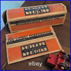 Lionel Jr. Pre-War Streamliner #1700E 4 Piece Set Parts, Rough, Paint Chip/Rust