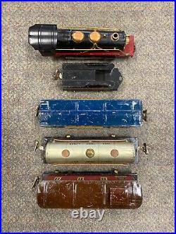 + Lionel Jr Prewar O Gauge Tinplate 1661E Steam Locomotive Freight Set with Box S