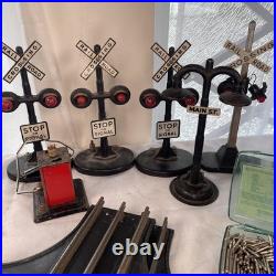 Lionel Large Lot Of Pre War Standard Gauge Train Tracks Switches And More Read
