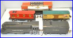 Lionel Lines PreWar 1688E Engine with Tender, Sunoco Oils, Caboose, Car Train Set