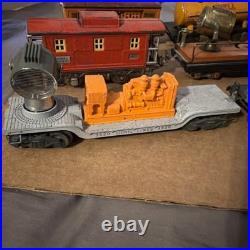 Lionel Lines Pre War Searchlight Car #520 Oil Tank Caboose #806 #659f? Lot Of 6