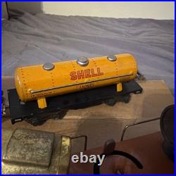 Lionel Lines Pre War Searchlight Car #520 Oil Tank Caboose #806 #659f? Lot Of 6