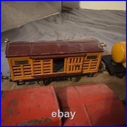 Lionel Lines Pre War Searchlight Car #520 Oil Tank Caboose #806 #659f? Lot Of 6