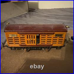 Lionel Lines Pre War Searchlight Car #520 Oil Tank Caboose #806 #659f? Lot Of 6