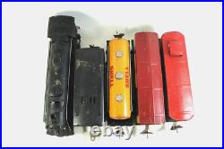 Lionel Lines Prewar O Gauge 2-4-2 Locomotive 1664 Engine & 1689W Tender w 3 Cars Lionel Lines Prewar O Gauge 2-4-2 Locomotive 1664 Engine & 1689W Tender w 3 Cars