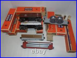 Lionel Lot Of Freight Cars Vintage Post War With Boxes 9 Cars O Gauge