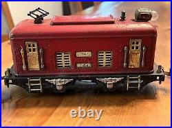 Lionel (NY) Prewar O Scale Tinplate 248 Red Electric Locomotive